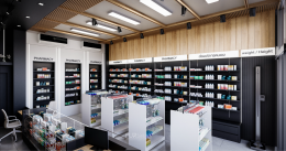 Design, manufacture and installation of stores: Baan Pharmacy, Khanna Yao, Bangkok.